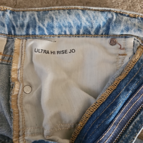 7 For All Mankind Womens Light Wash Ultra High Rise Jo Jean 28 - Picture 9 of 14